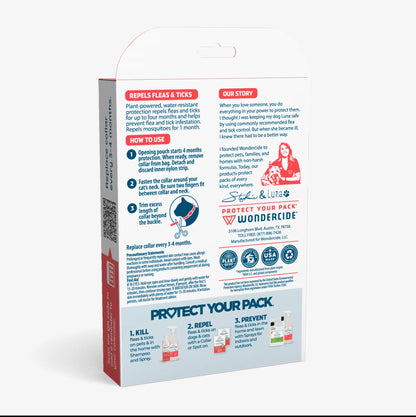 Flea & Tick Collar for Dogs + Cats